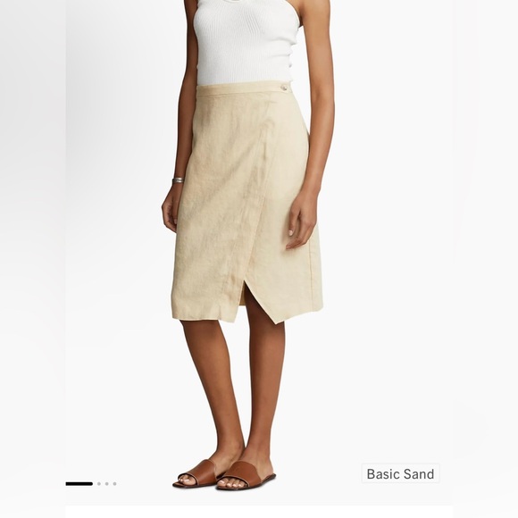 POLO Ralph Lauren Linen Skirt - Picture 1 of 7